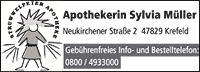 Apothekerin S. Müller, Krefeld